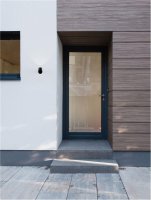 NOVA LUCE venkovn� n�st�nn� sv�tidlo BRICE �ern� hlin�k sklen�n� difuzor Osram LED 6W 3000K 220-240V IP54 9136176