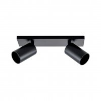 Deko-Light stropn� p�isazen� sv�tidlo - Can Tilt hranat�, 2x 7,5 W GU10, �ern� 348248