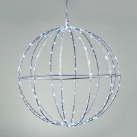 ACA Lighting D20CM st��brn� koule 96 LED, CW, 220-240V, IP44, 3m transparentn� nap�jec� kabel X069624226