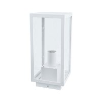 ACA Lighting bílá venkovní stojací lampa CELIA 1XE27 IP44 čiré sklo CELIA1FWH ACA Lighting bílá venkovní stojací lampa CELIA 1XE27 IP44 čiré sklo CELIA1FWH