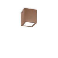 Venkovn� stropn� p�isazen� sv�tidlo Ideal Lux TECHO PL1 SMALL COFEE 251592 GU10 1x20W IP54 9cm hn�d�