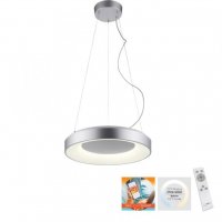 LEUCHTEN DIREKT is JUST LIGHT LED z�v�sn� sv�tidlo st��brn� ovl�dan� p�es aplikaci Tuya stm�vateln� RGB+CCT 2700-5000K LD 17075-21