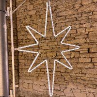 LED sv�teln� hv�zda na VO, 60x90 cm, teple b�l�