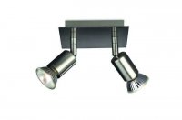 Philips CARREA SV�TIDLO BODOV� 2xGU10 max. 50W, 230V, nikl