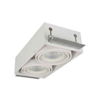 Stropn� z�pustn� bodov� sv�tidlo AZzardo Nova 2 GIPs white/white AZ2934 GU10+ADAP111/ES111 2x40/2x50W IP20 30cm b�l�