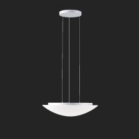 OSMONT AUR67443 AURA LE9 z�v�sn� sklen�n� sv�tidlo st��brn� / b�l� IP40 3000 K 47W LED