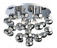 Stropn� p�isazen� sv�tidlo AZzardo Luvia chrome AZ2541 GU10 6x40W IP20 50cm chromov�