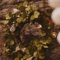 LED sv�teln� �et�z na baterie, 10 teple b�l�ch diod, 1,8 m, kovov� listy