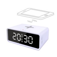 Solight digit�ln� hodiny s Qi bezdr�tovou nab�je�kou CA07W