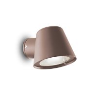 Venkovní nástěnné svítidlo Ideal Lux Gas AP1 Coffee 213095 GU10 1x28W IP43 hnědé Venkovní nástěnné svítidlo Ideal Lux Gas AP1 Coffee 213095 GU10 1x28W IP43 hnědé