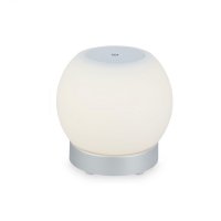 BRILONER LED bateriov� stoln� sv�tidlo, pr.16 cm, LED modul, 3W, 350 lm, matn� chrom IP44 BRILO 7439-014