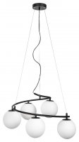Rabalux závěsné svítidlo Aslan E14 C37 5x MAX 5W matná černá 3470 Rabalux závěsné svítidlo Aslan E14 C37 5x MAX 5W matná černá 3470