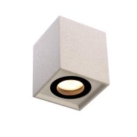 ACA Lighting stropn� sv�tidlo 1XGU10 b�l� beton 8,5X8,5XH10CM MONTE MK131S10W