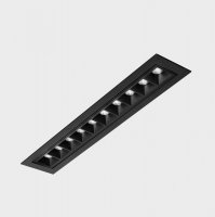 KOHL-Lighting NSES TILT zapu�t�n� sv�tidlo s r�me�kem 300x58 mm �ern� 20 W CRI 90 3000K PHASE CUT