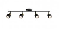 Philips Niall bodov� sv�tidlo 4x GU10 5W bez zdroje 69,5cm IP20, �ern�