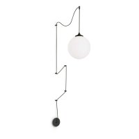 Závěsné svítidlo Ideal Lux Boa SP1 nero 160856 černé Závěsné svítidlo Ideal Lux Boa SP1 nero 160856 černé