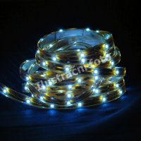 McLED LED p�sek SMD3528 studen� b�l�, DC12V, IP68, 8mm, b�l� PCB p�sek, 30 led/metr 121.200.10.0