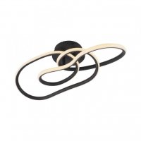 PAUL NEUHAUS LED stropn� sv�tidlo TWIST, �ern�, pam�ov� funkce SimplyDim 2700K