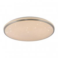 JUST LIGHT LED stropn� sv�tidlo KYLE, ocel, kruhov�, stm�vateln�, hv�zdn� nebe, 49 cm, krokov� stm�vateln� 3000K