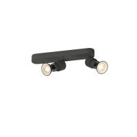 BIG WHITE (SLV) PURI 2.0 Basic n�st�nn� a stropn� sv�tidlo, asymetrick�, kulat�, 2 x max. 6W GU10, �ern� 1008233