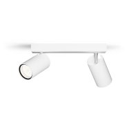 Philips Idris bodov� koupelnov� sv�tidlo 2x GU10 5W bez zdroje 24cm IP44, b�l�