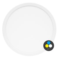 Ecolite SMD kruh 30cm,12/18/24W,CCT,2565lm,b�l� WPCB2-24W/BI
