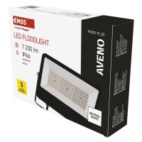EMOS LED reflektor AVENO 48W, �ern�, neutr�ln� b�l� ZS2433