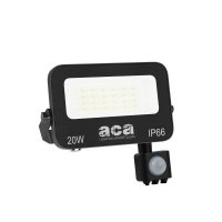 ACA Lighting LED SMD černý reflektor s pohybovým čidlem 20W 3CCT 2000lm 185-260V Ra80 IP66 N20CCTS ACA Lighting LED SMD černý reflektor s pohybovým čidlem 20W 3CCT 2000lm 185-260V Ra80 IP66 N20CCTS