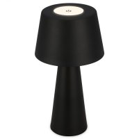 BRILONER LED nab�jec� stoln� lampa pr.16,5 cm 3,5W 400lm �ern� IP44 BRILO 7437015