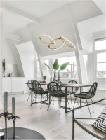 NOVA LUCE z�v�sn� sv�tidlo GIRISH zlat� nerez ocel a akryl LED 40W 230V 3000K IP20 stm�vateln� 9248110