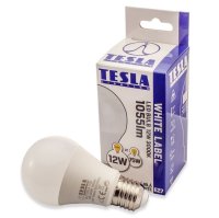 TESLA - LED ��rovka BULB E27, 12W, 230V, 1055lm, 15 000h, 3000K tepl� b�l�, 240st. BL271230-2