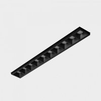 KOHL-Lighting NSES bezr�me�kov� zapu�t�n� sv�tidlo 270x35 mm �ern� 20 W CRI 90 3000K 1.10V