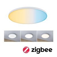 PAULMANN LED Panel Smart Home Zigbee 3.0 Loria kruhov� 400mm 22W m�niteln� b�l� b�l� stm�vateln�
