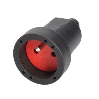 Solight z�suvka p��m�, IP20, �ern� P73B