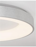 NOVA LUCE stropn� sv�tidlo RANDO THIN brou�en� st��brn� hlin�k a akryl LED 50W 230V 3000K IP20 stm�vateln� 9353856