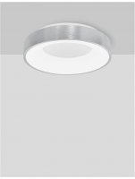 NOVA LUCE stropn� sv�tidlo RANDO THIN brou�en� st��brn� hlin�k a akryl LED 30W 230V 3000K IP20 stm�vateln� 9353834