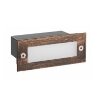 ACA Lighting LED zapu�t�n� venkovn� orienta�n� sv�tidlo 110X44 rezav� 2W 3000K 90Lm 230V IP54 RA80 PAS230RP