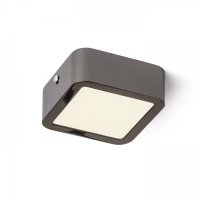 RENDL HUE SQ 9 stropn� �ern� chrom 230V LED 6W 3000K R12806