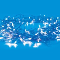 ACA Lighting 50 LED �et�z na baterie (2xAA), modr�, IP20, 490+30cm, �ir� kabel X0650612