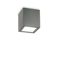 Venkovn� stropn� p�isazen� sv�tidlo Ideal Lux TECHO PL1 BIG ANTRACITE 251516 GU10 1x20W IP54 15cm antracitov�