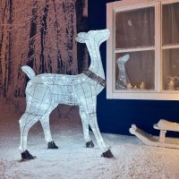 DecoLED LED sv�teln� la�, 150 cm, 140 ledov� b�l�ch diod s Flash efektem