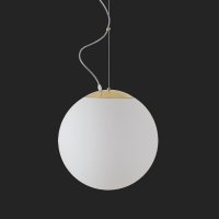 OSMONT ADR62658 ADRIA L3 HP z�v�sn� sklen�n� sv�tidlo mosaz le�t�n� / b�l� IP40 4000 K 52W LED