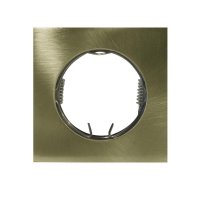 ACA Lighting bodov� sv�tidlo hranat� zapu�t�n� MR16 BS3159 mosaz BS3159GABMR16