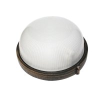 ACA Lighting venkovn� n�st�nn�/stropn� sv�tidlo E27 D190 rezav� HI5012R