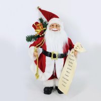 ACA Lighting vánoční dekorace Santa Claus se seznamem dárků 45cm X124503 ACA Lighting vánoční dekorace Santa Claus se seznamem dárků 45cm X124503