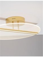 NOVA LUCE stropn� sv�tidlo JERTUNA zlat� hlin�k a akryl LED 30W 230V 3000K IP20 9545330