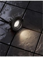 NOVA LUCE zapu�t�n� sv�tidlo BLADE �ern� hlin�k LED 12W 3000K 38st. IP65 v�klopn� 9232118