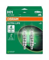 OSRAM H1 12V 55W P14.5s ULTRA LIFE 4 roky z�ruka 2ks 64150ULT-2HB