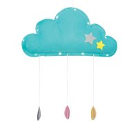 ACA Lighting d�tsk� z�v�sn� lampi�ka MRAK, 10 mini LED na baterie (2xCR2032), tepl� b�l�, IP20, 16x4x30cm, �ir� kabel F07101630