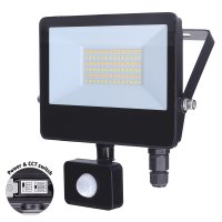 Solight LED reflektor se senzorem TOP, 30W, max. 3900lm, 3CCT, voliten� v�kon 100/66%, IP65, rychlospojka WM-30WS-T